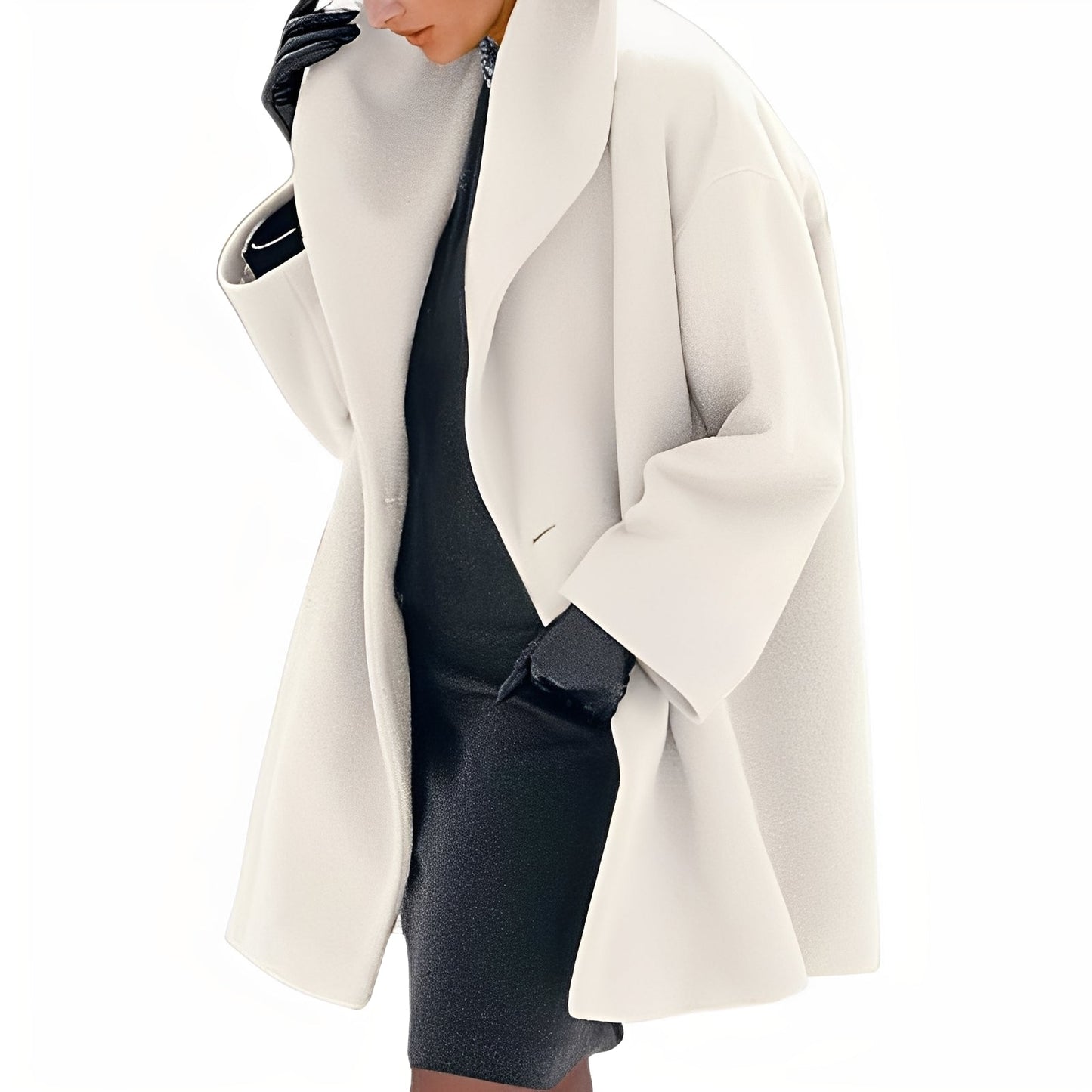 Dannie - Elegante cappotto di lana dal taglio morbido per donne