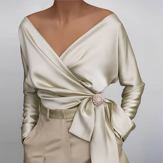 Evalyn - Elegante camicia di seta per donne