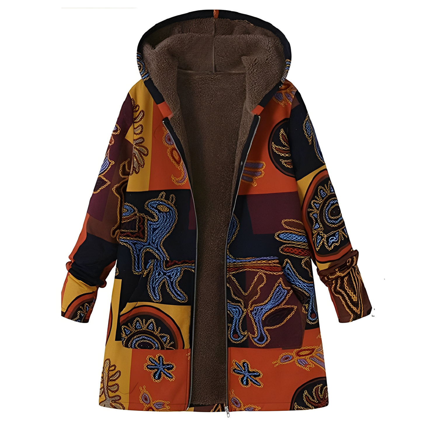 Olyvia - Giacca vintage con motivo per donne 