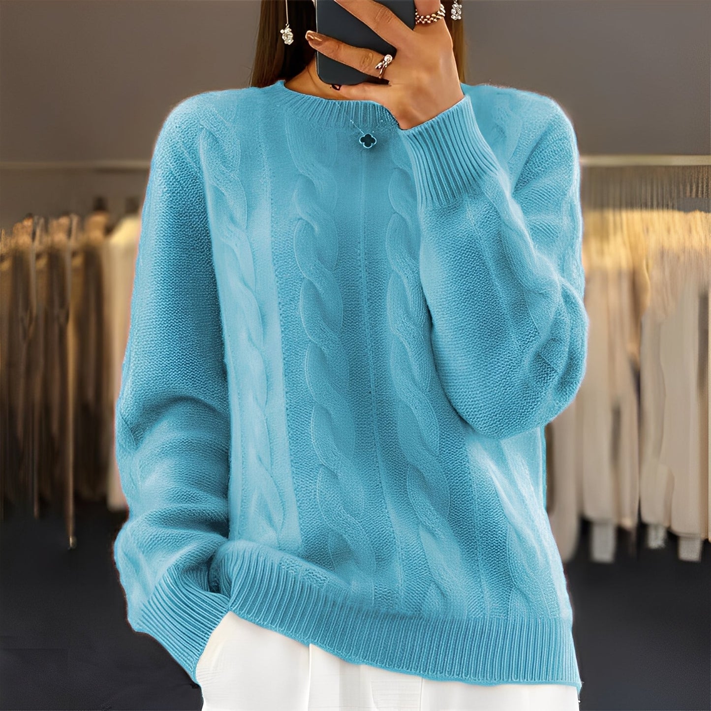 Leanne - Classico, stiloso maglione per donne