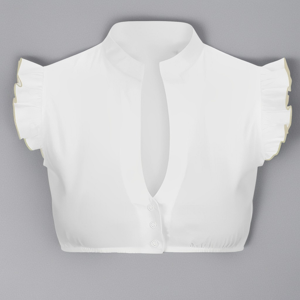 Abegail - Elegante camicetta a maniche corte per donne