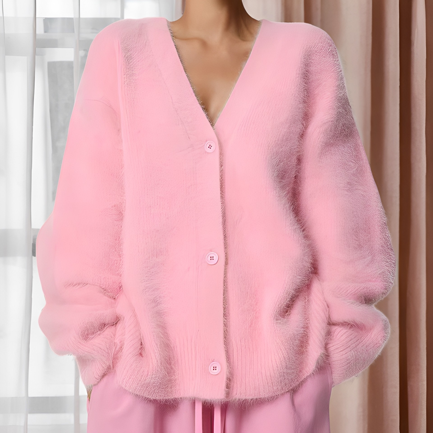 Emberly - Maglione in cashmere casual e comodo per donna 