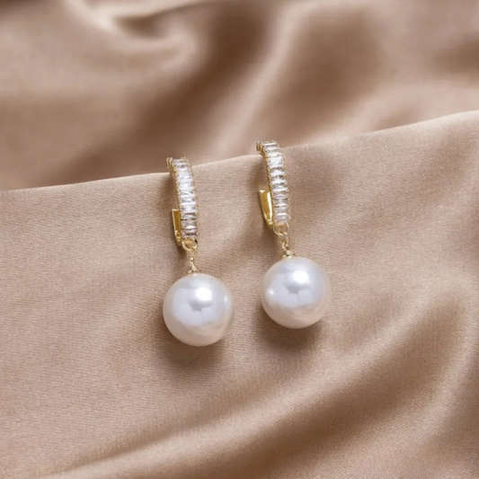 Orecchini Chic con Perla e Zirconia