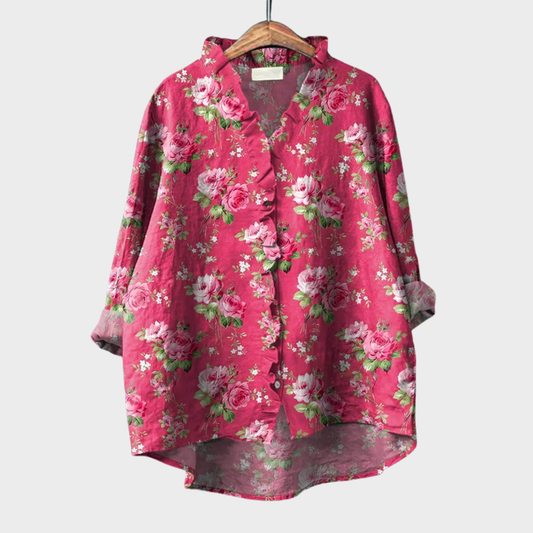 Tara | Elegante Camisa de Verano en Lino