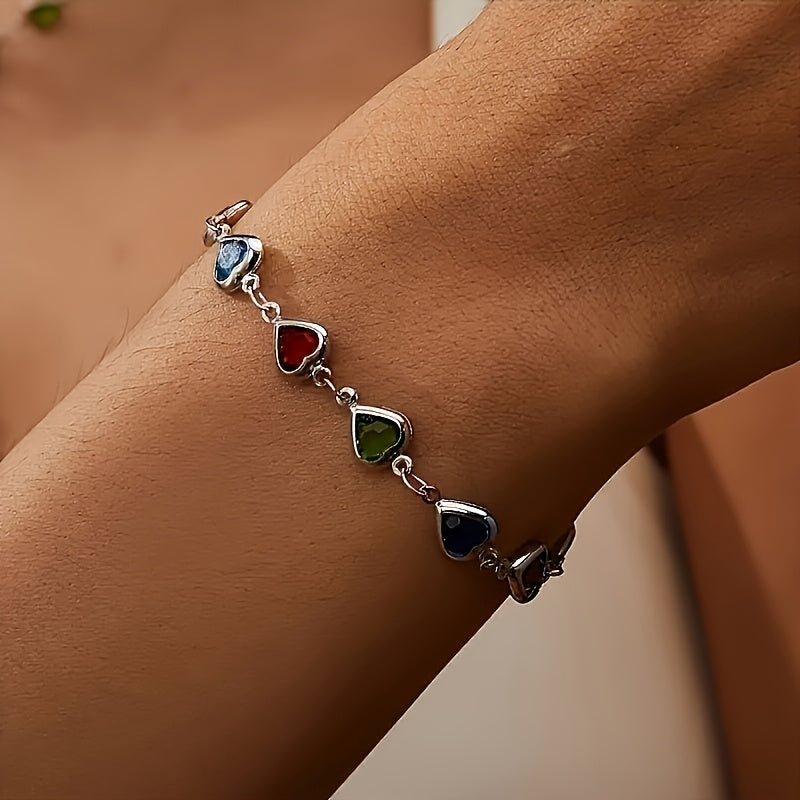 Unique heart-shaped bracelet