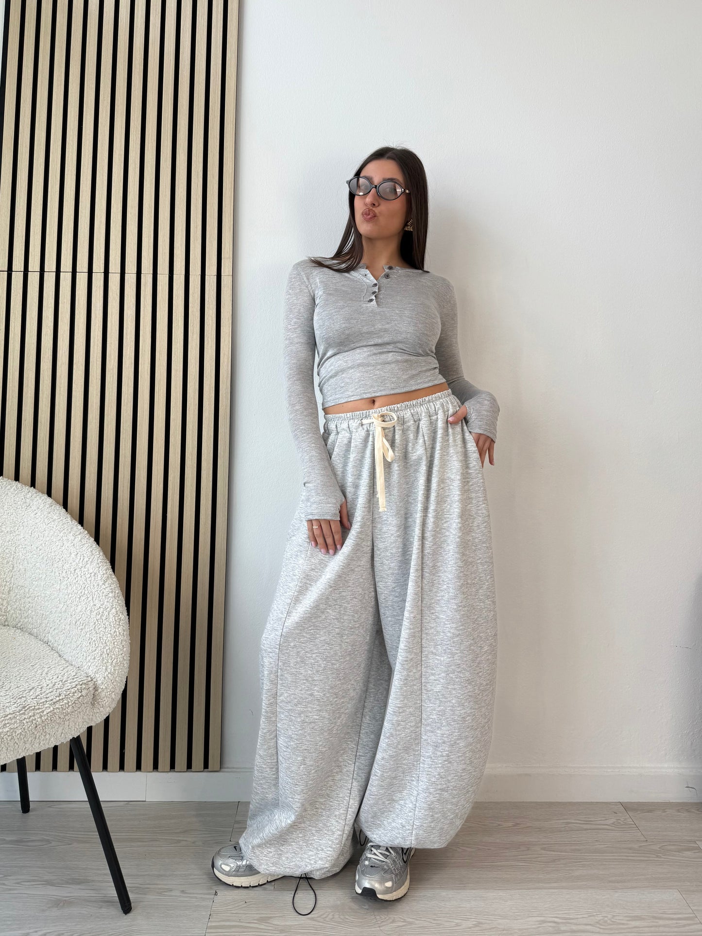 Pantalone tuta a palloncino