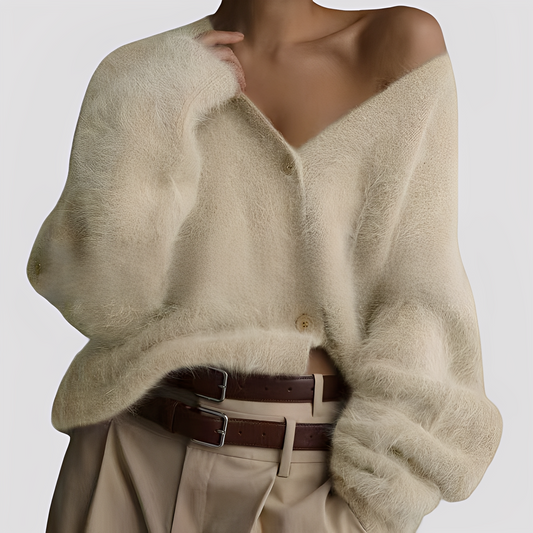 Lavena - Morbido Maglione Oversize in Cashmere per Donne