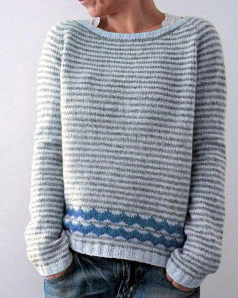 Emma - Casuale Retro Maglione Moda Donna