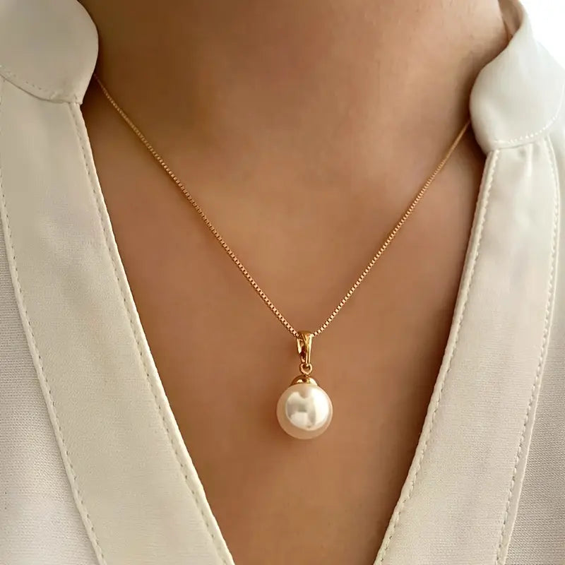 Elegant pearl jewelry set
