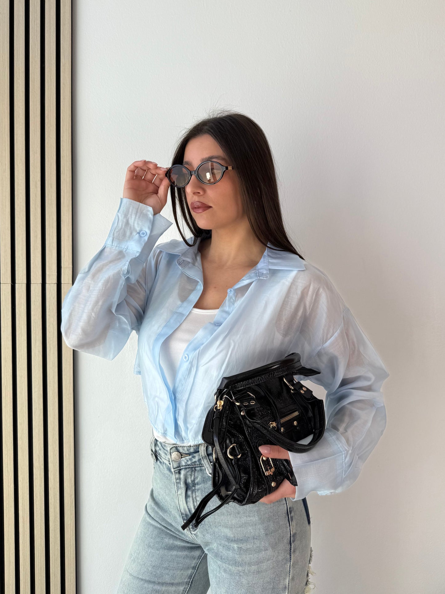 Body camicia con canottiera