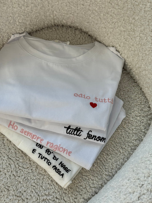 T-Shirt "Scritte"