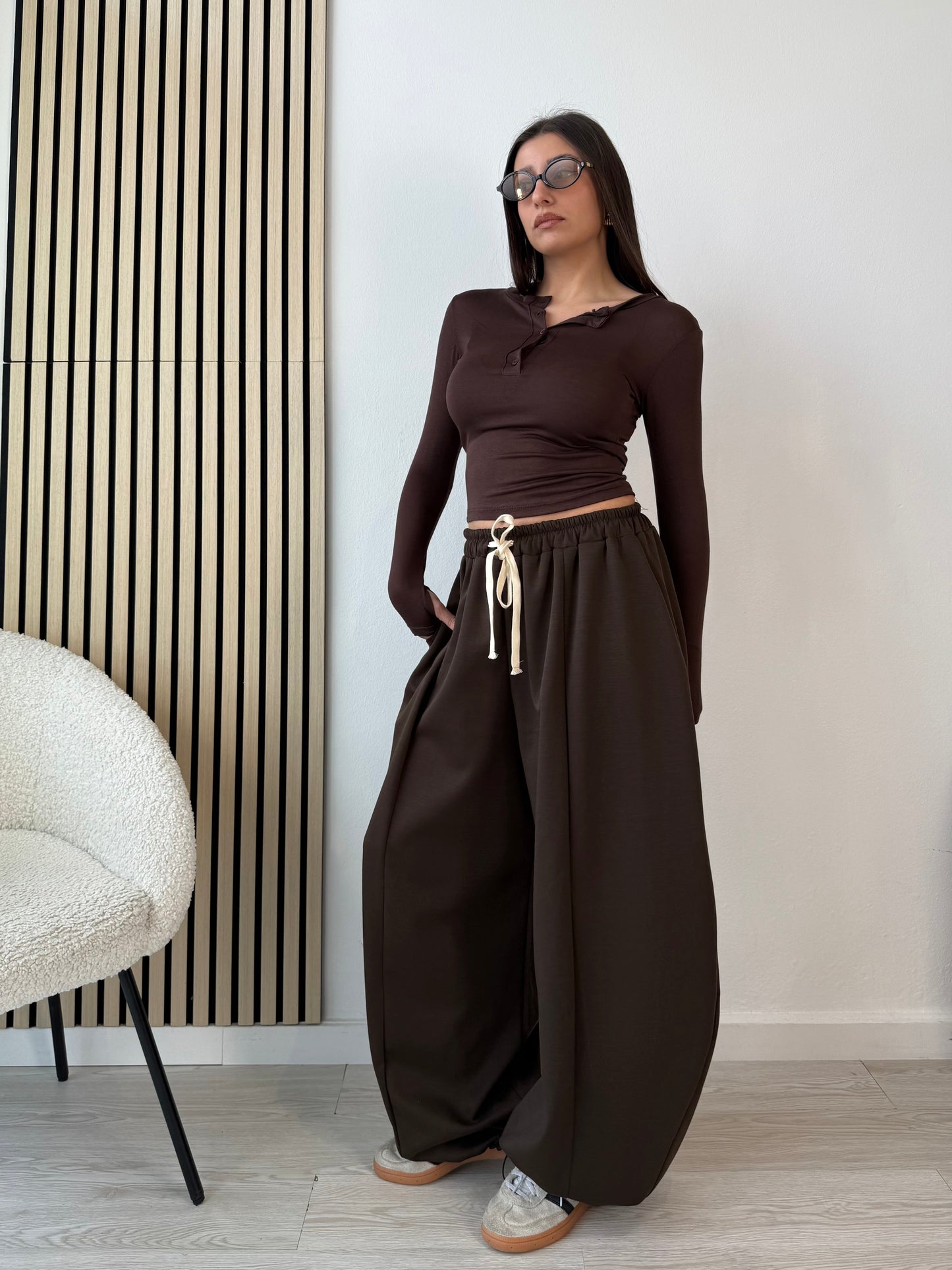 Pantalone tuta a palloncino