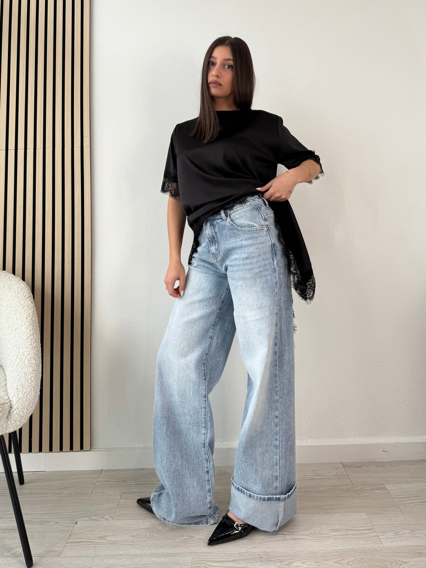 Jeans a palazzo