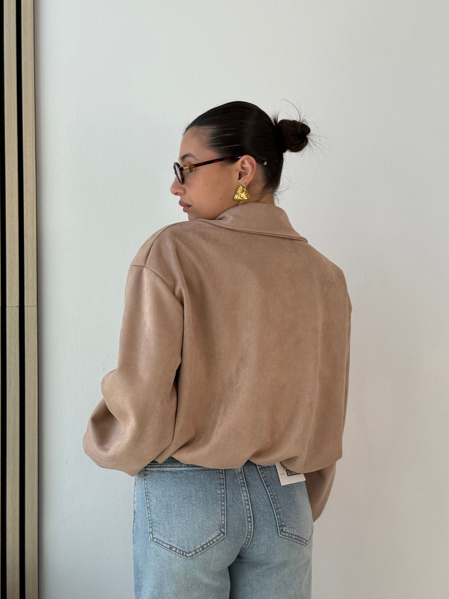 Bomber in camoscio TREND
