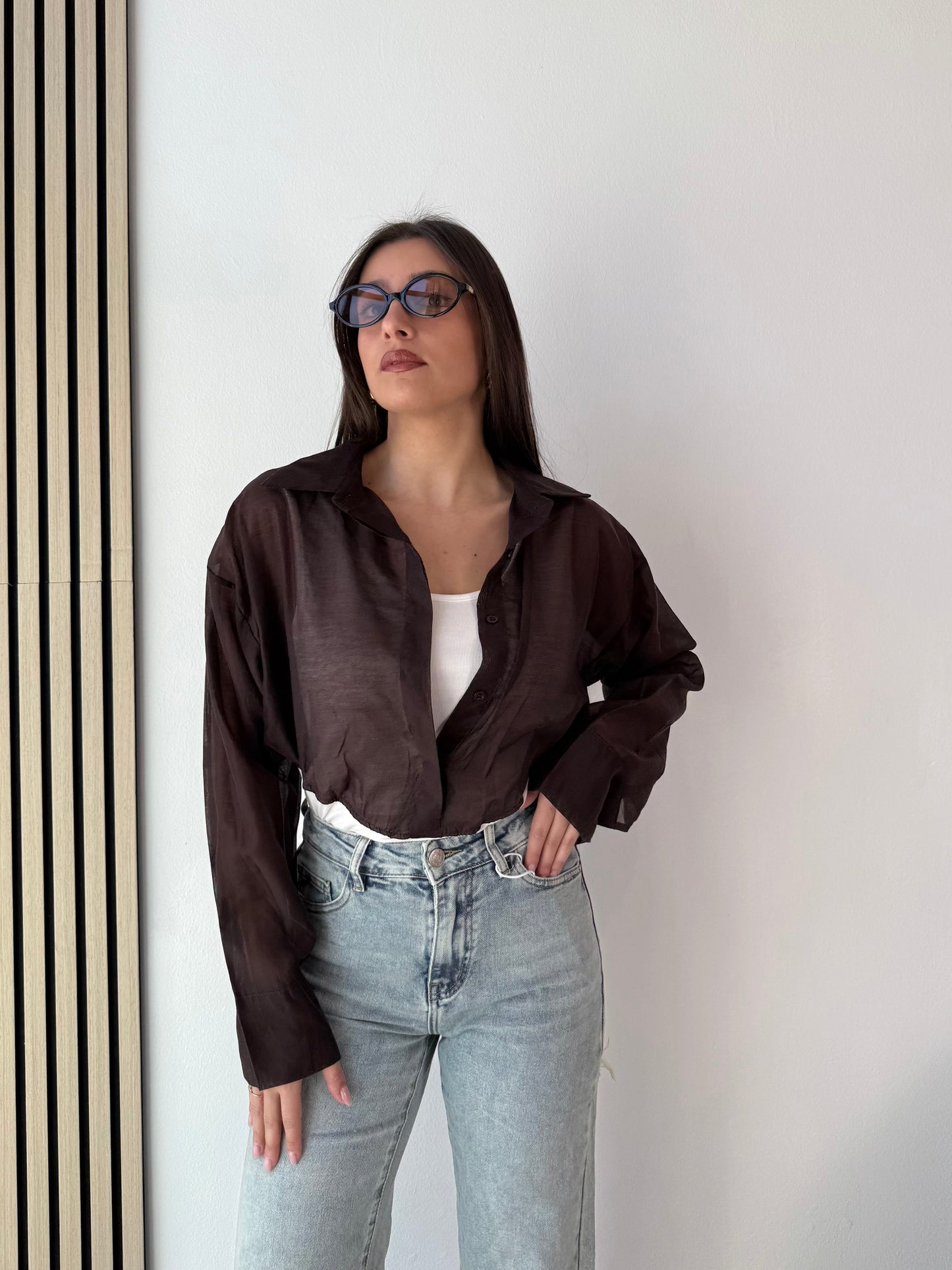 Body camicia con canottiera
