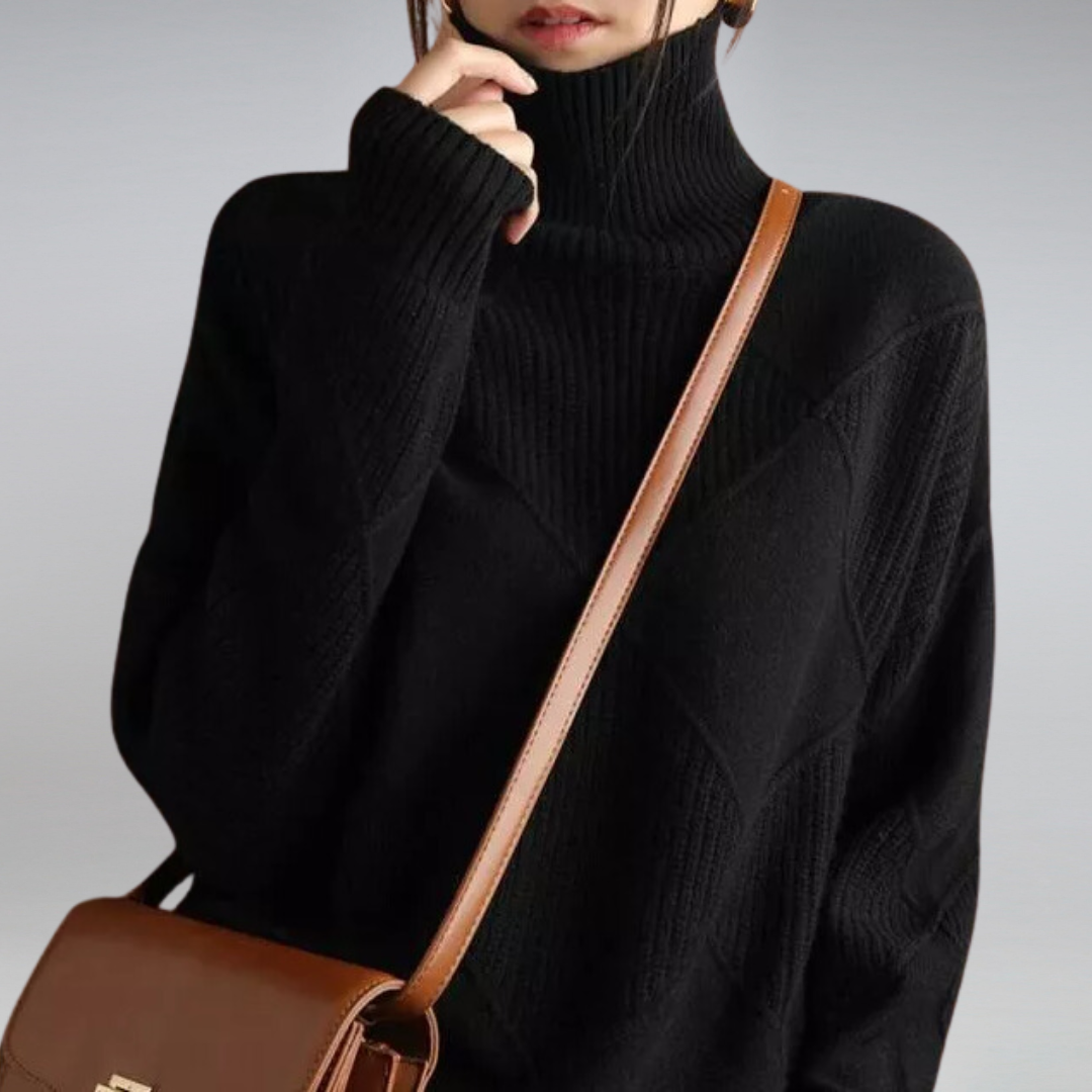 Camille – Maglione dolcevita in cashmere per donne