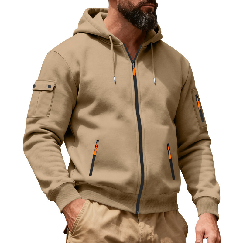 Sergio™ | Felpa Utility con cerniera