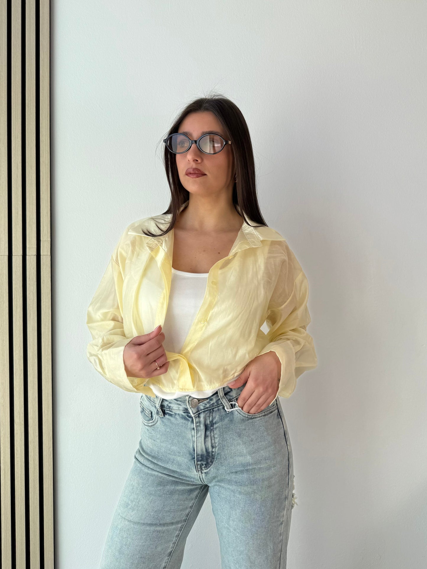 Body camicia con canottiera