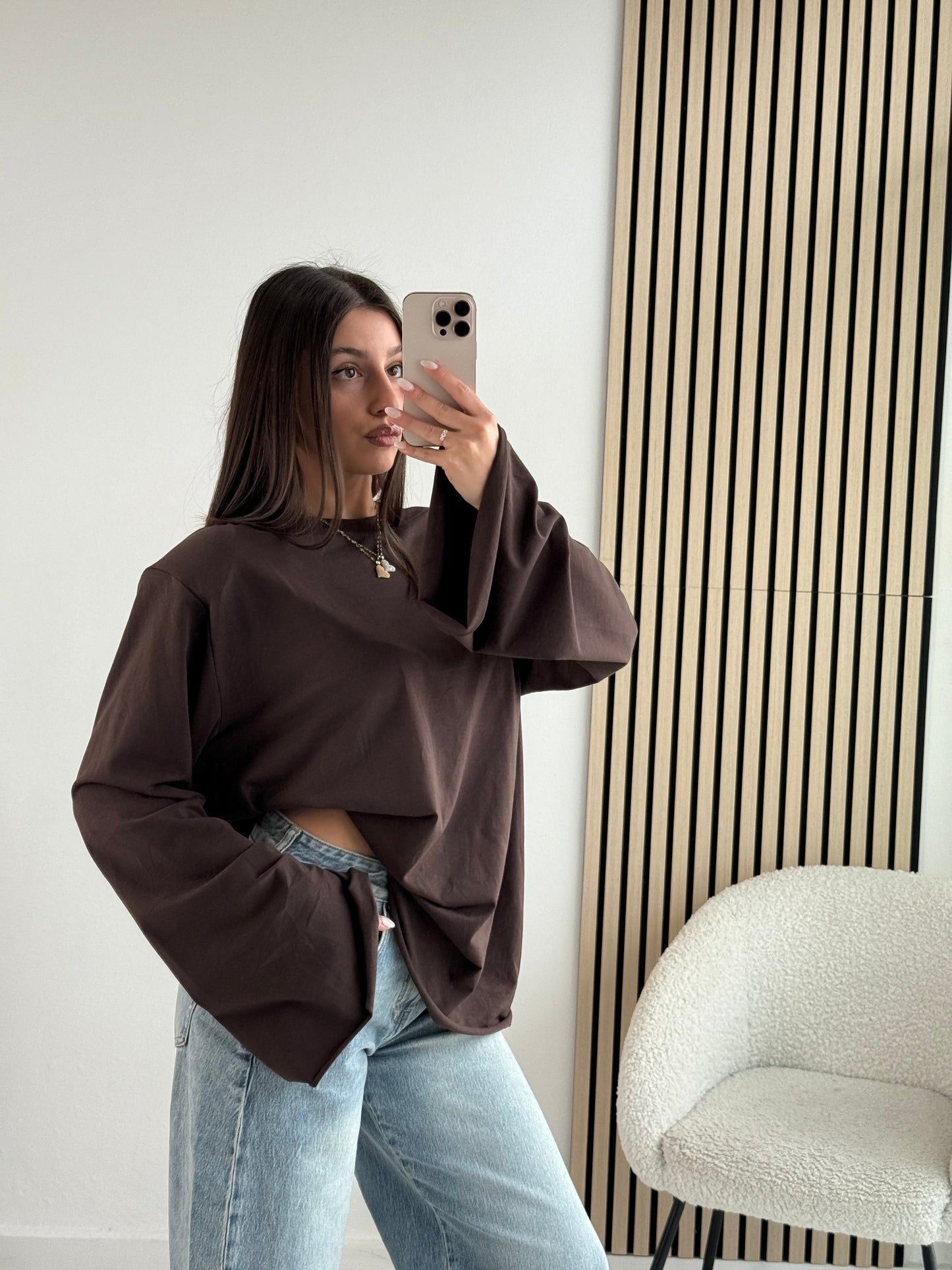 T-shirt canotta a manica larga