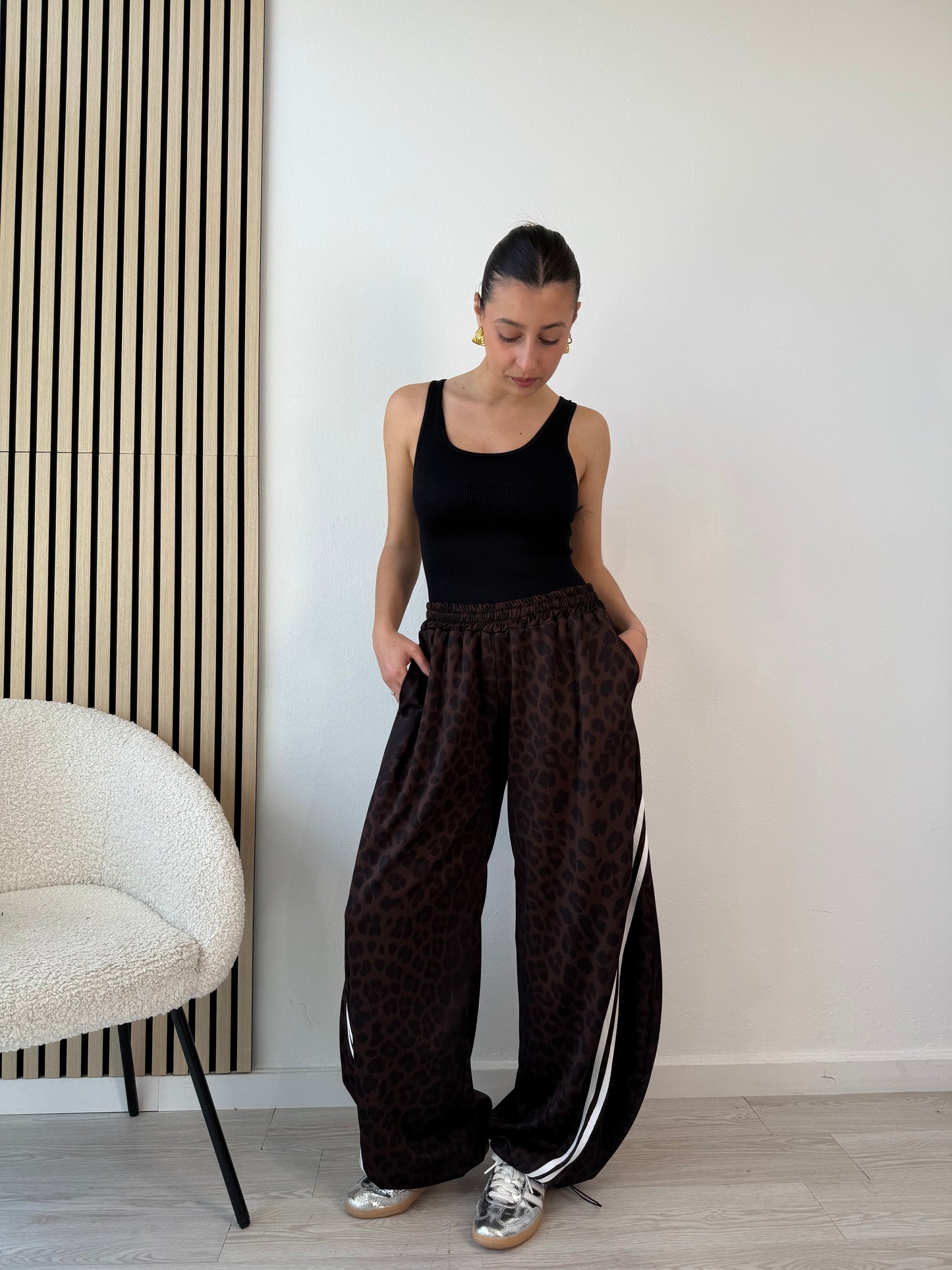 Pantaloni tuta Leo con coulisse