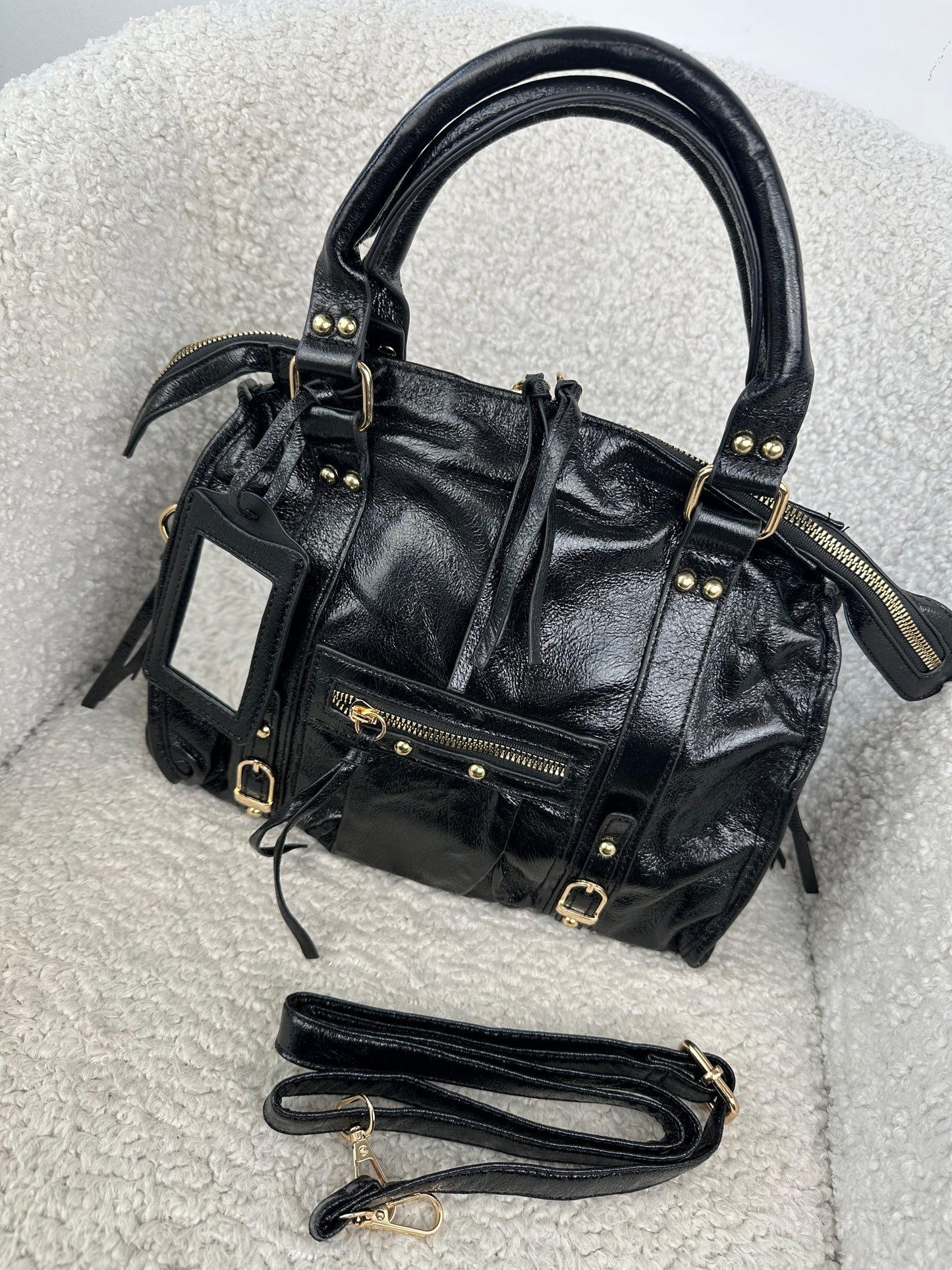 Borsa BALE BIG metallizzata
