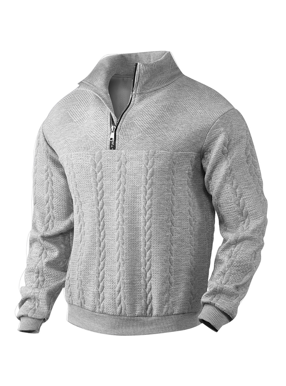 Alessandro™| felpa trendy con chiusura a zip