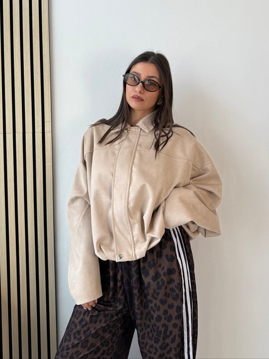 Bomber Suede TREND beige