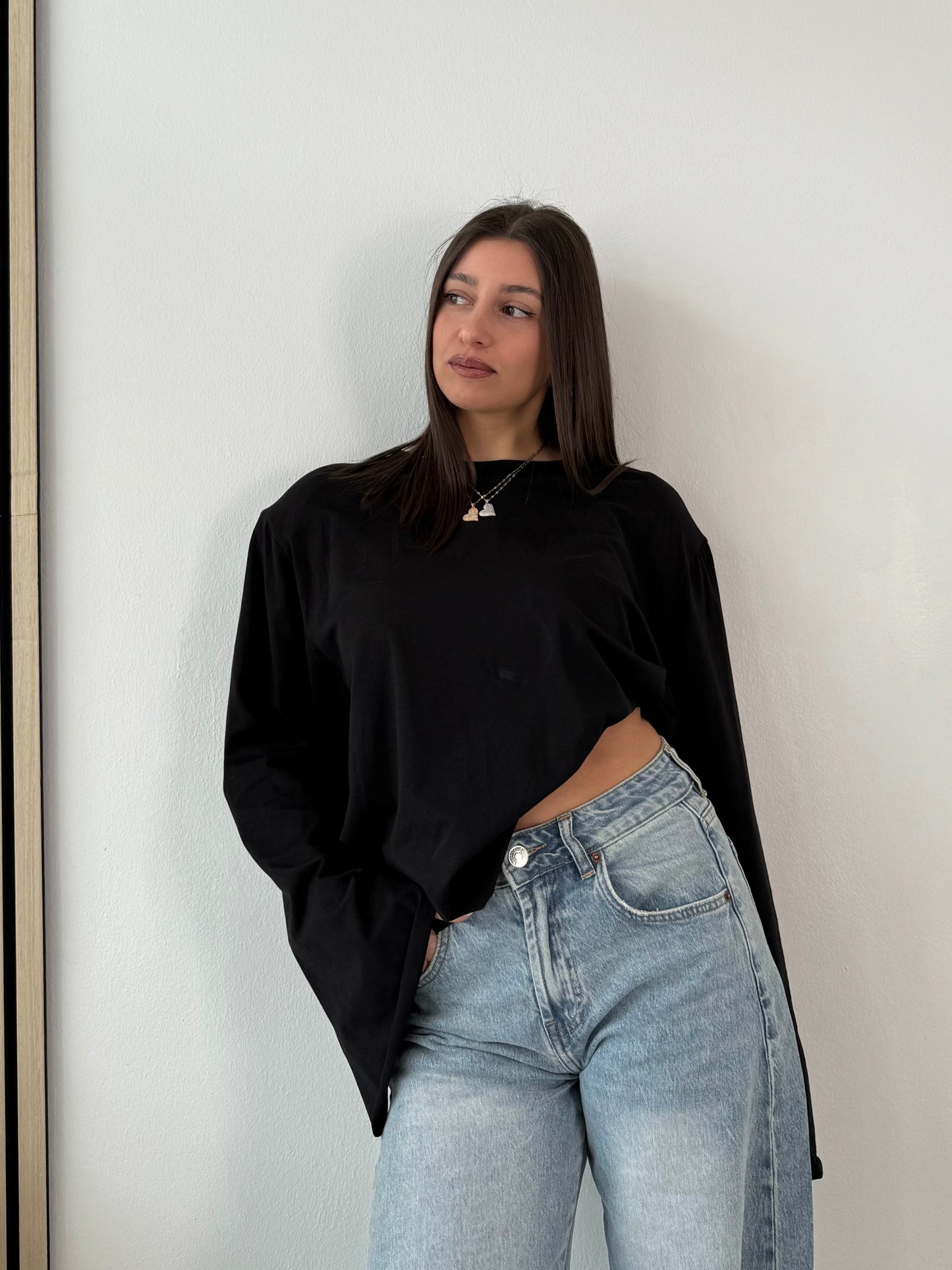 T-shirt canotta a manica larga