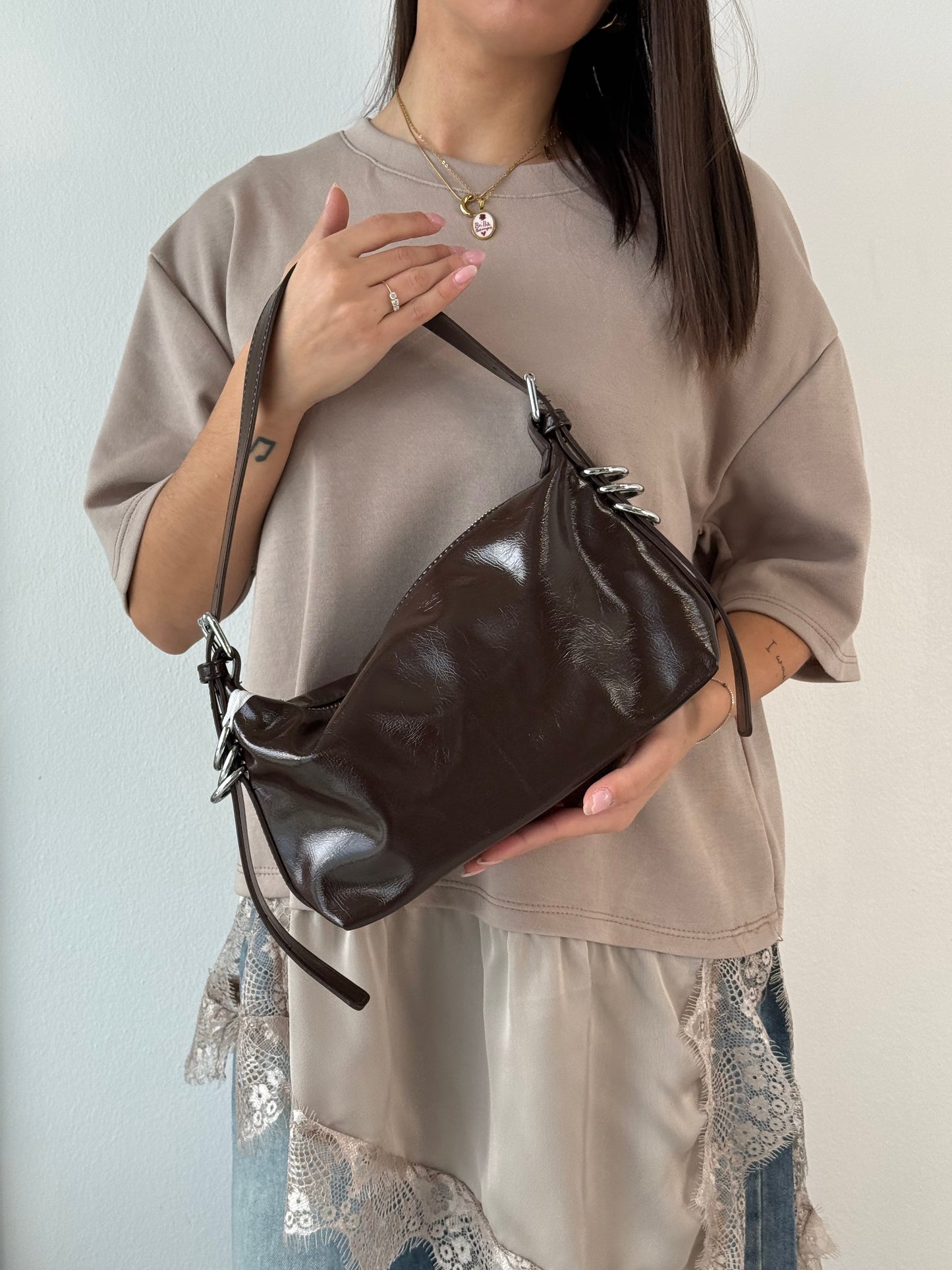 Borsa BAGUETTE ANELLI