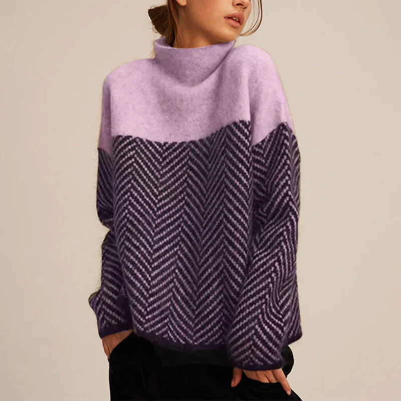 Yancy - Elegante, spesso maglione lavorato a maglia per le donne 