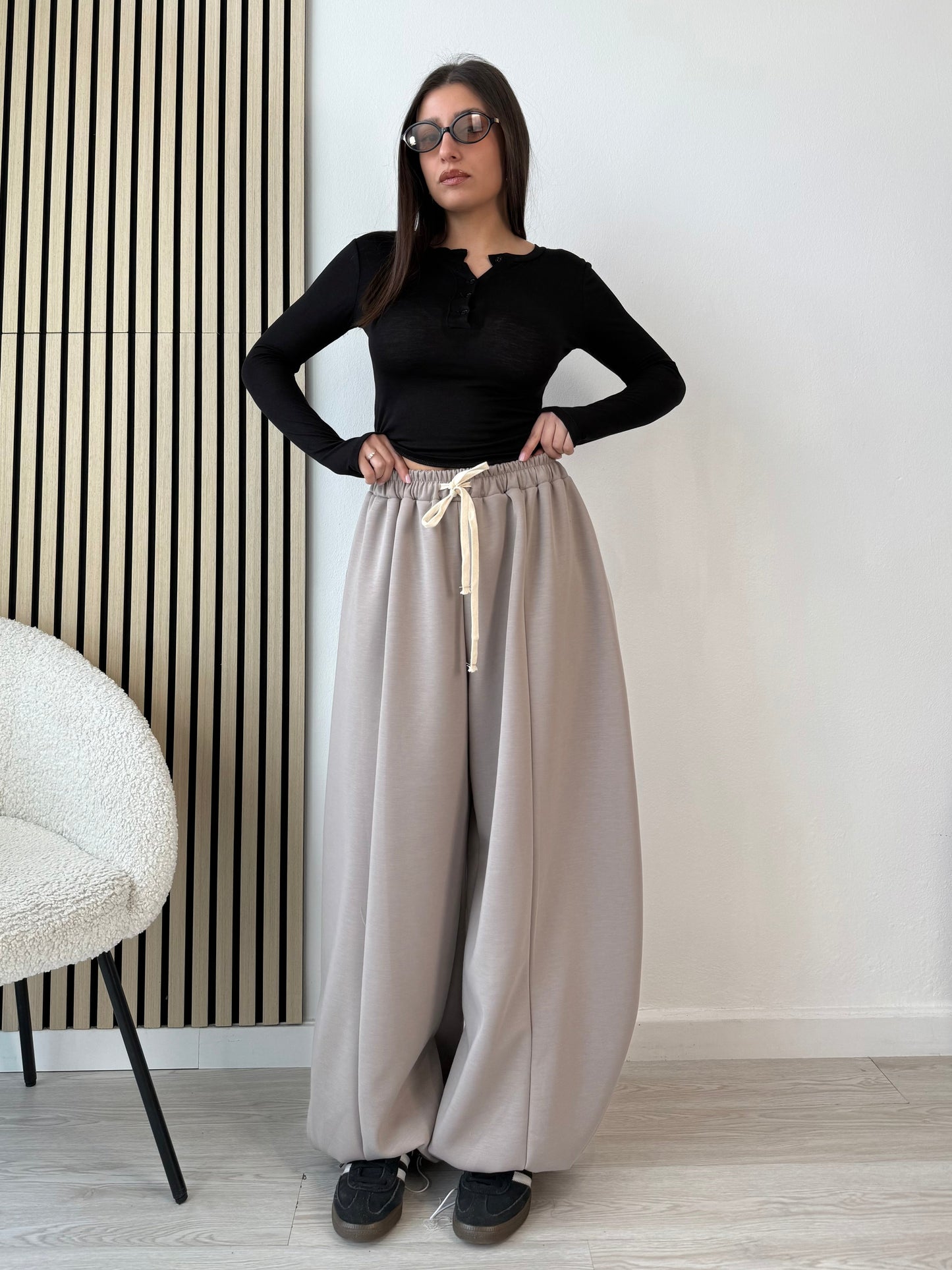 Pantalone tuta a palloncino