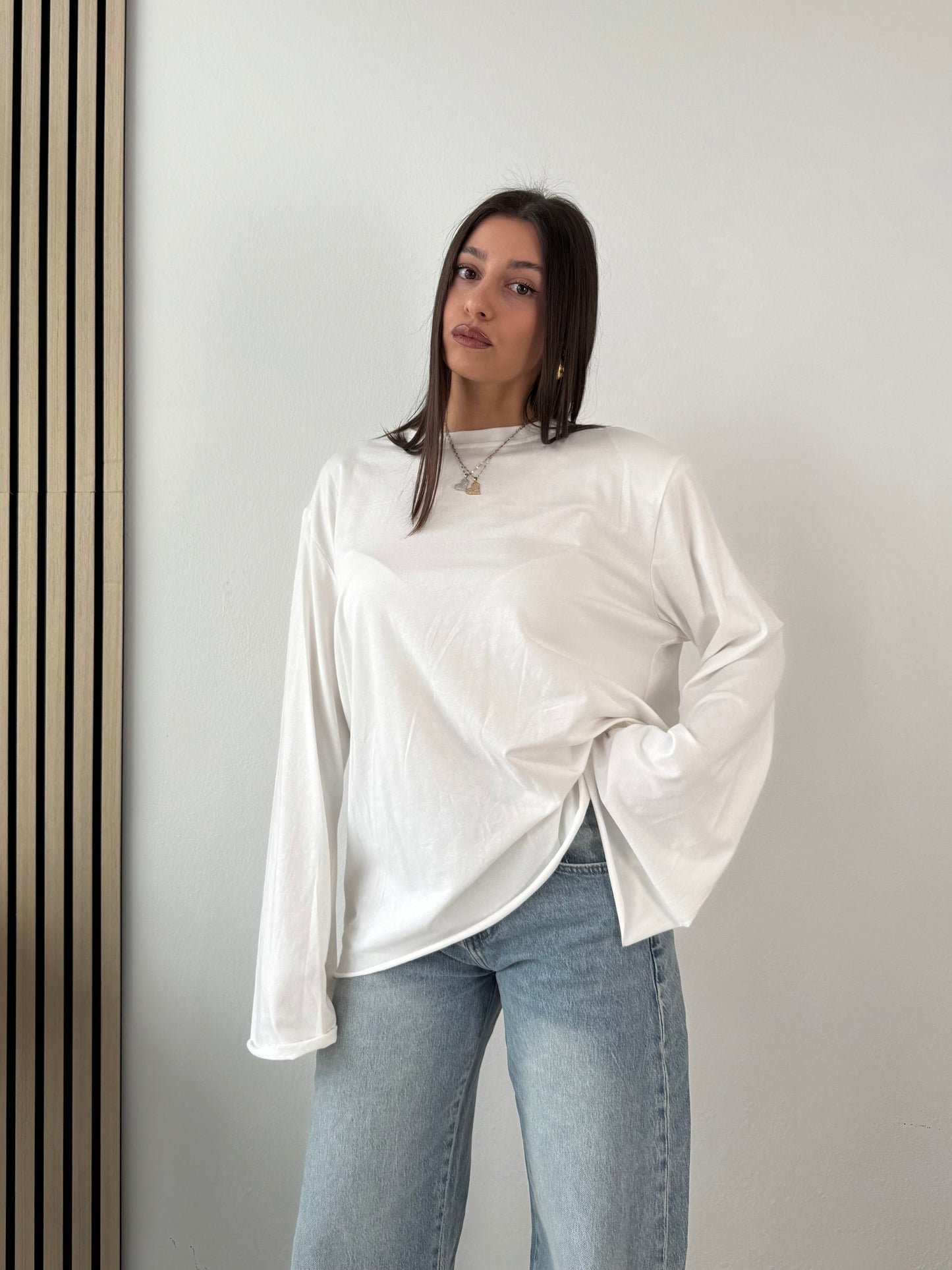 T-shirt canotta a manica larga