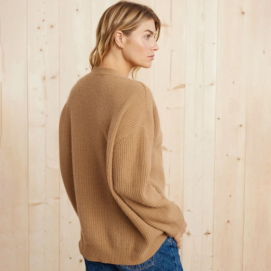 Leah - Cardigan oversize in cashmere