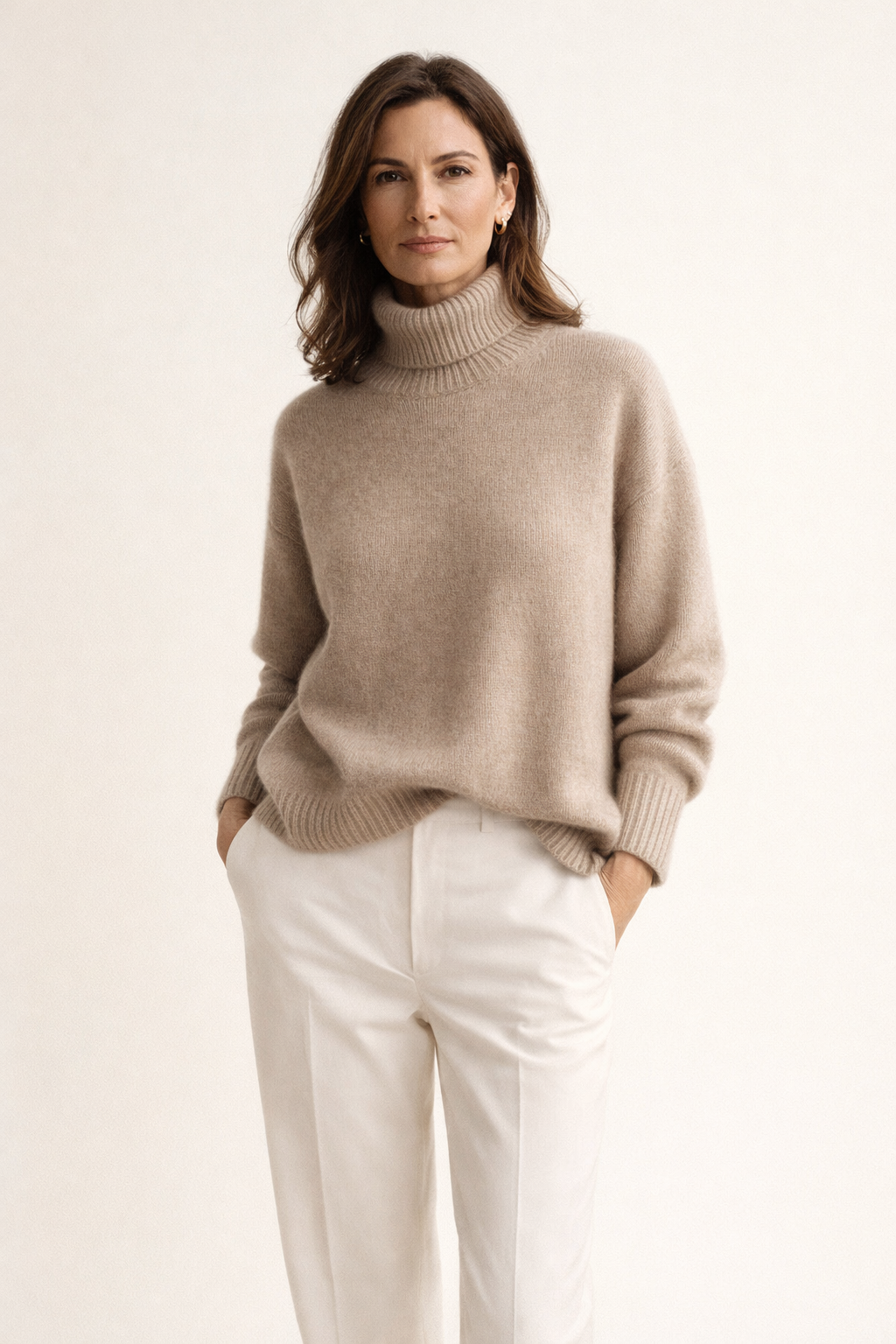 MAGLIONE MORBIDO CON COLLO ALTO