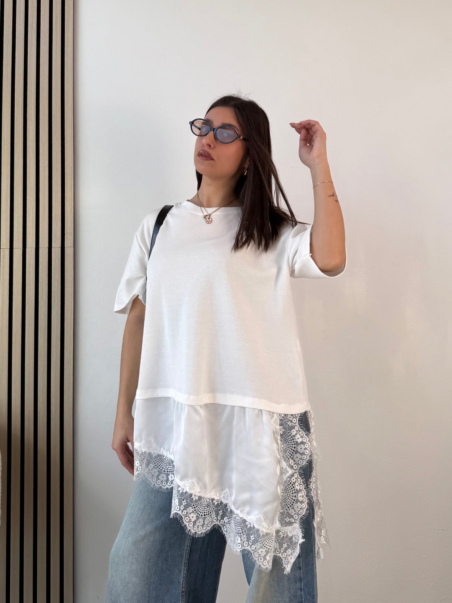 T-shirt in pizzo TREND