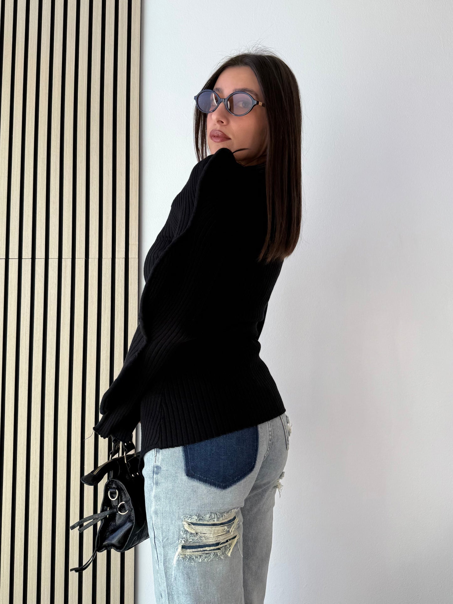 Cardigan WAVES nero