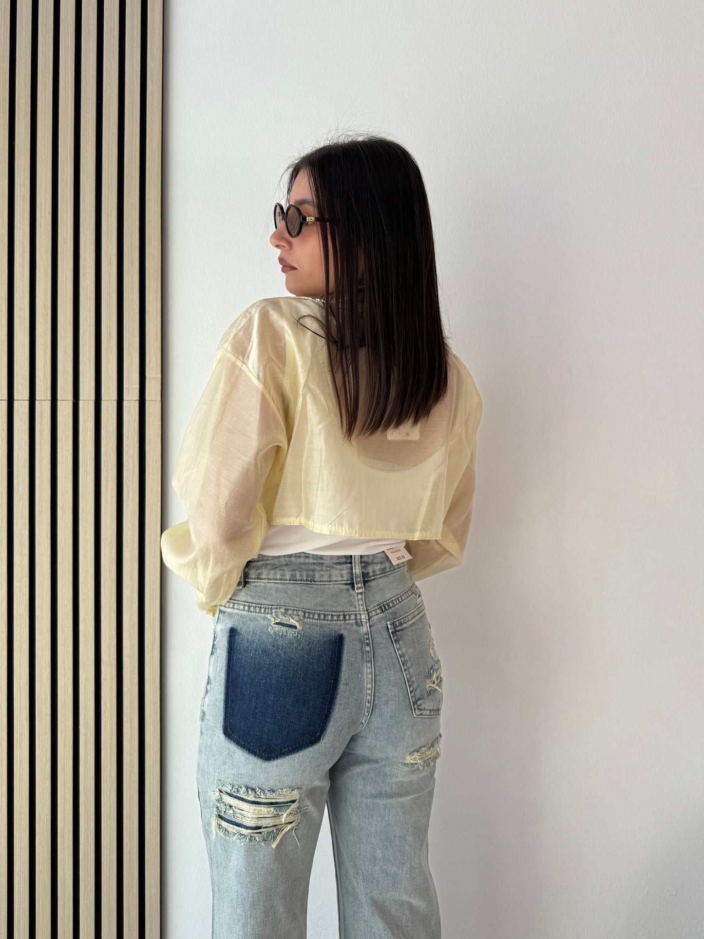 Body camicia con canottiera
