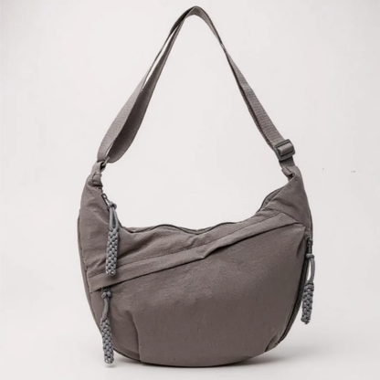 NARA™ | Borsa a Mezzaluna Effetto Crinkle