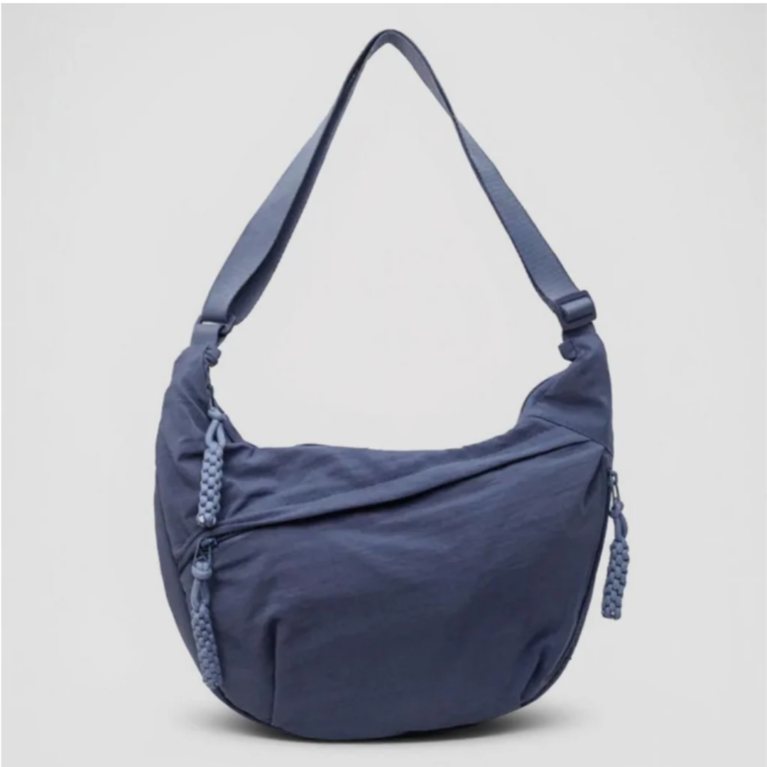 NARA™ | Borsa a Mezzaluna Effetto Crinkle