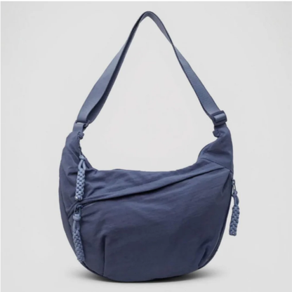 NARA™ | Borsa a Mezzaluna Effetto Crinkle