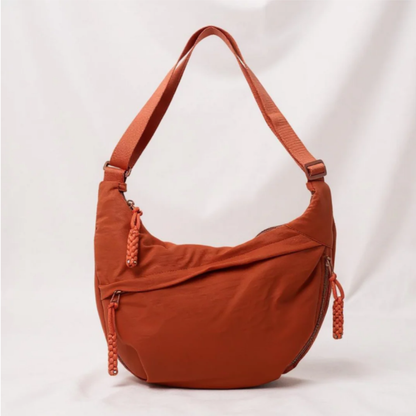 NARA™ | Borsa a Mezzaluna Effetto Crinkle