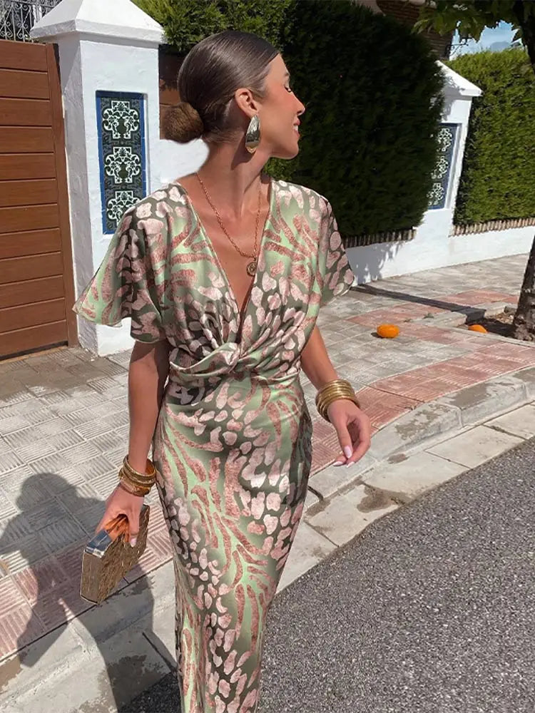 Lyanna - Abito Avvolgente Donna, Elegante &amp; Figura Lusinghiera