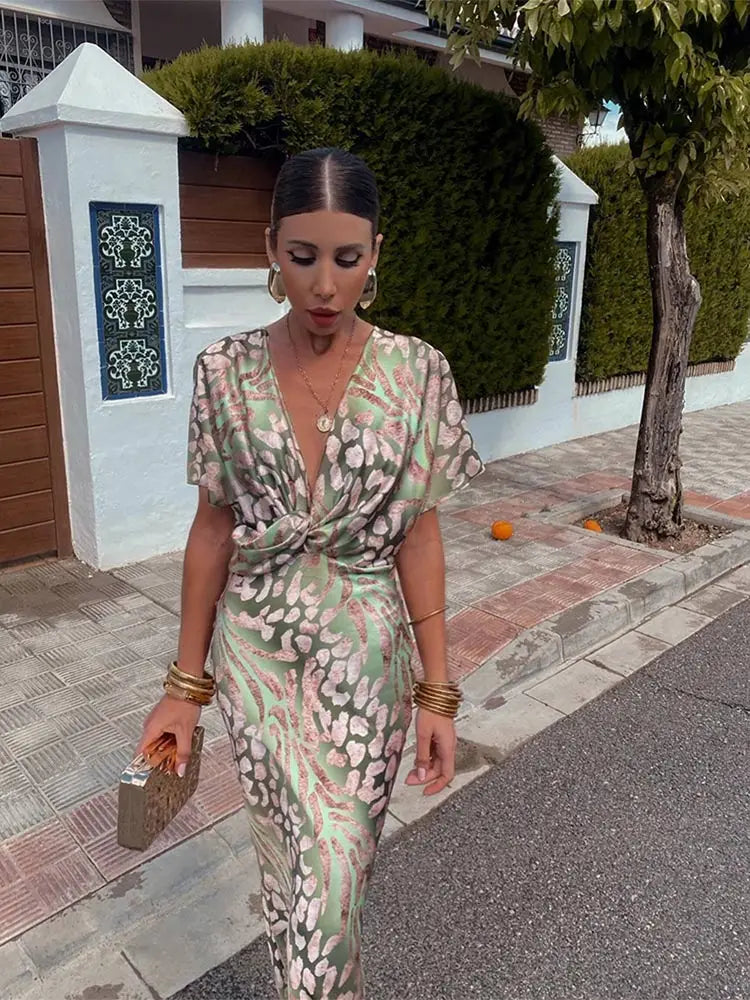 Lyanna - Abito Avvolgente Donna, Elegante &amp; Figura Lusinghiera