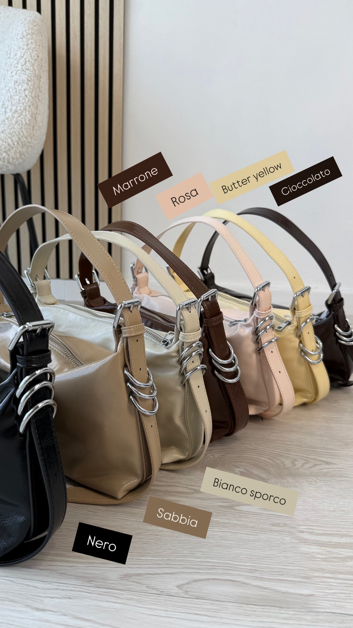 Borsa BAGUETTE ANELLI