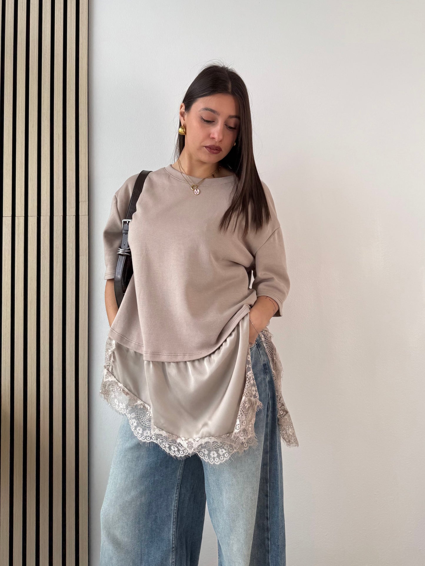 T-shirt in pizzo TREND