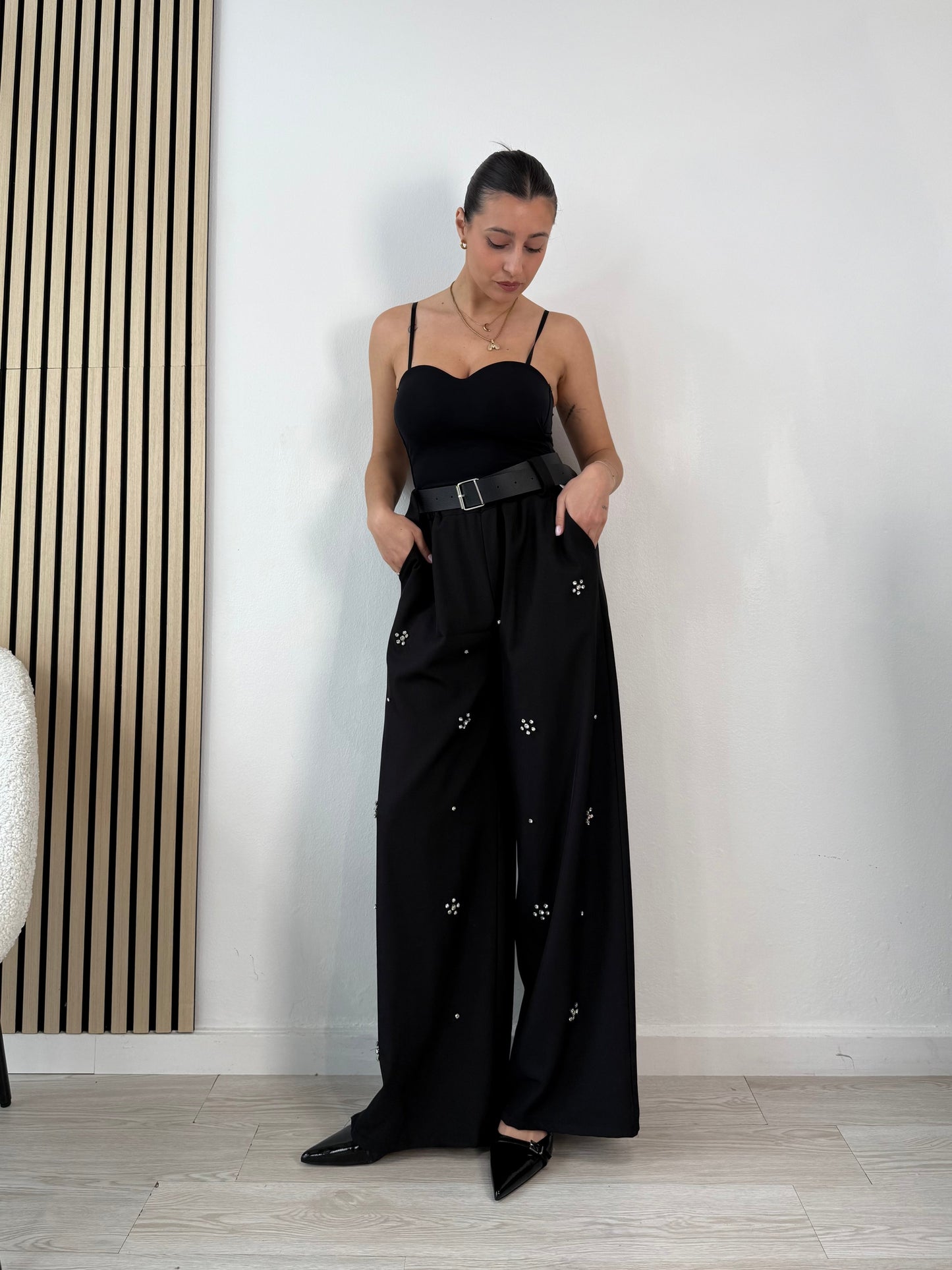 Pantalone palazzo STRASS