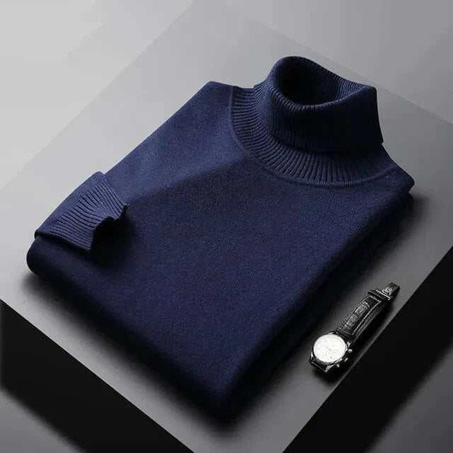 Carlo™ | Maglia a collo alto in cashmere