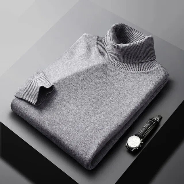 Carlo™ | Maglia a collo alto in cashmere