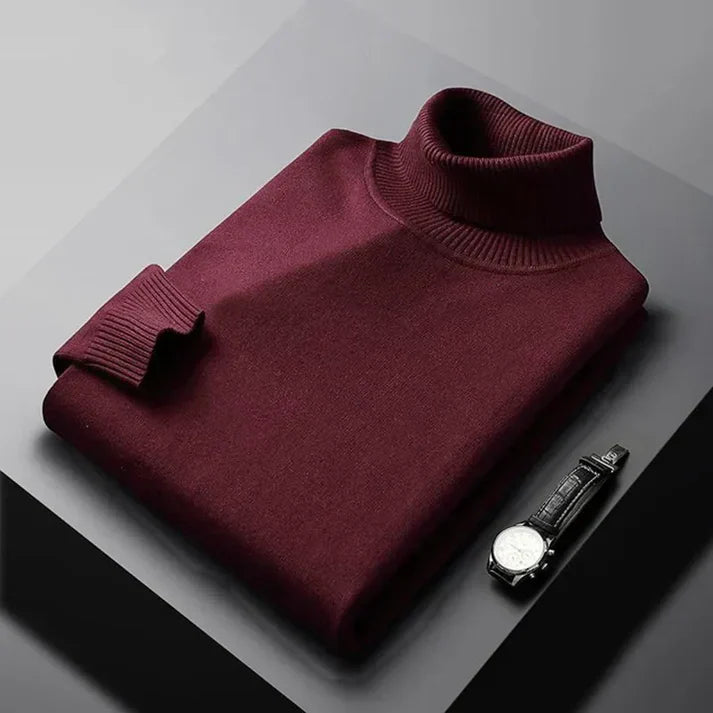 Carlo™ | Maglia a collo alto in cashmere