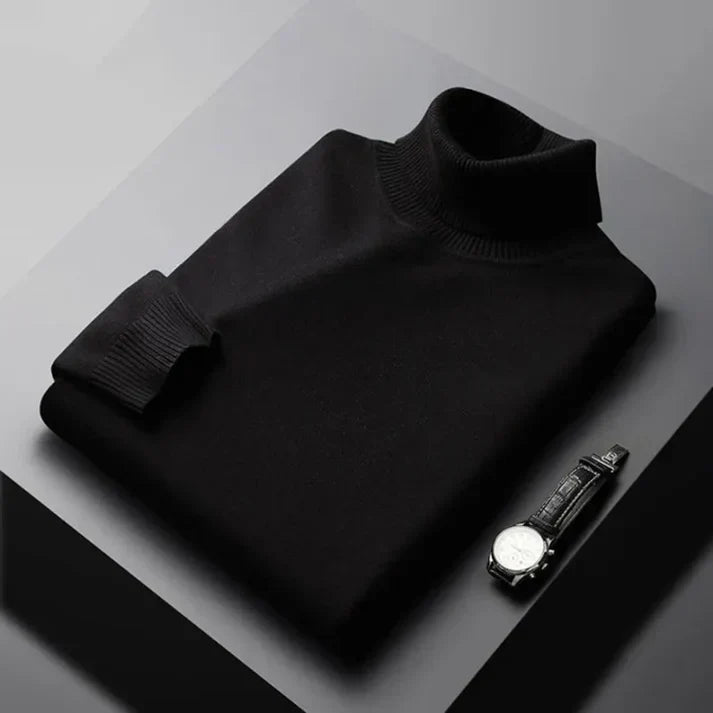 Carlo™ | Maglia a collo alto in cashmere